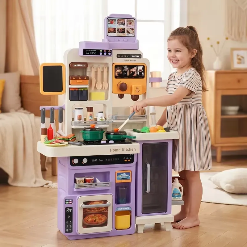 90cm Büyük Çocuklar İçin Işıkl - Kids Toys Kitchen Set incelemesi ve fiyatı