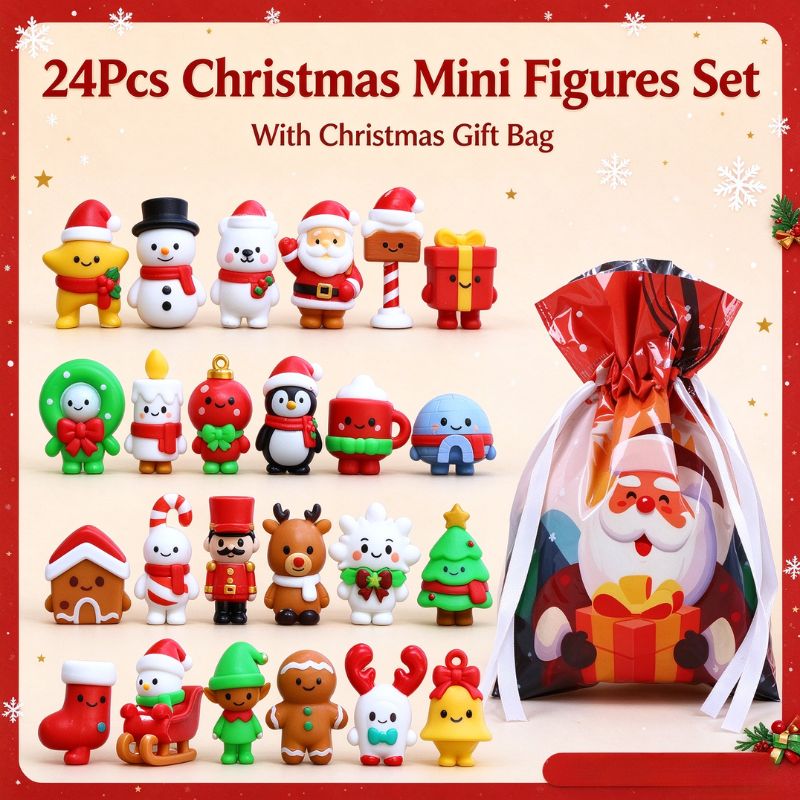 Noel Temalı Minyatür Figürlerd - Kids Toys Xmas incelemesi ve fiyatı